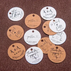Custom White Paper Labels